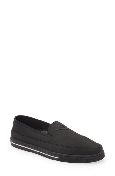 nordstrom prada slip on sneakers|Prada leather sneakers women's.